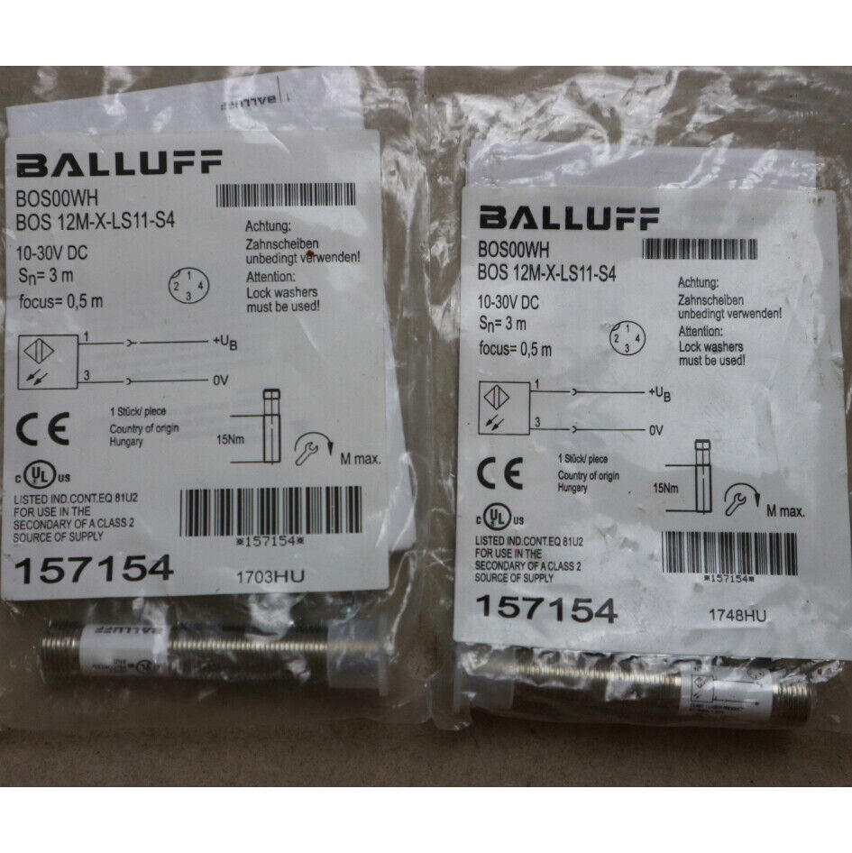 Proximity Switch BALLUFF BOS 12M-X-LS11-S4 - BALLUFF