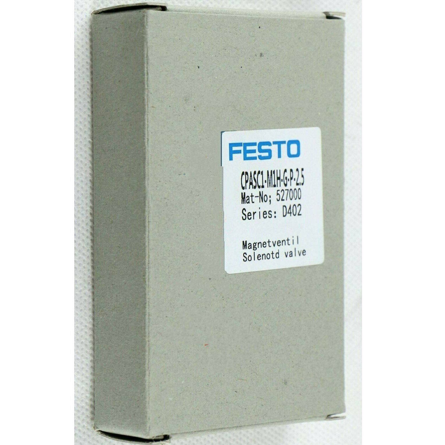 1-PC Festo solenoid valve CPASC1-M1H-G-P-2.5 527k Fast - FESTO