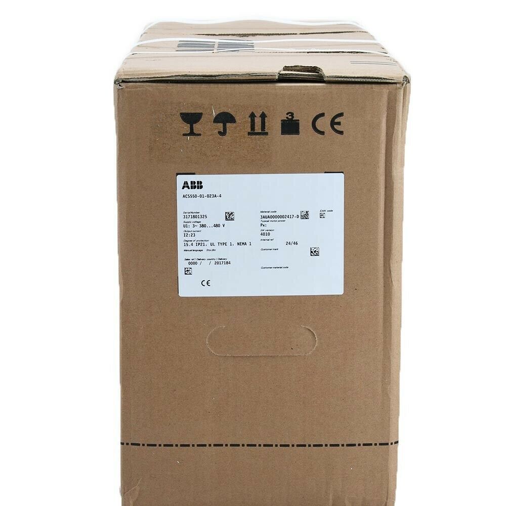 1pcs Brand New In Box ABB Inverter ACS550-01-023A-4 ABB