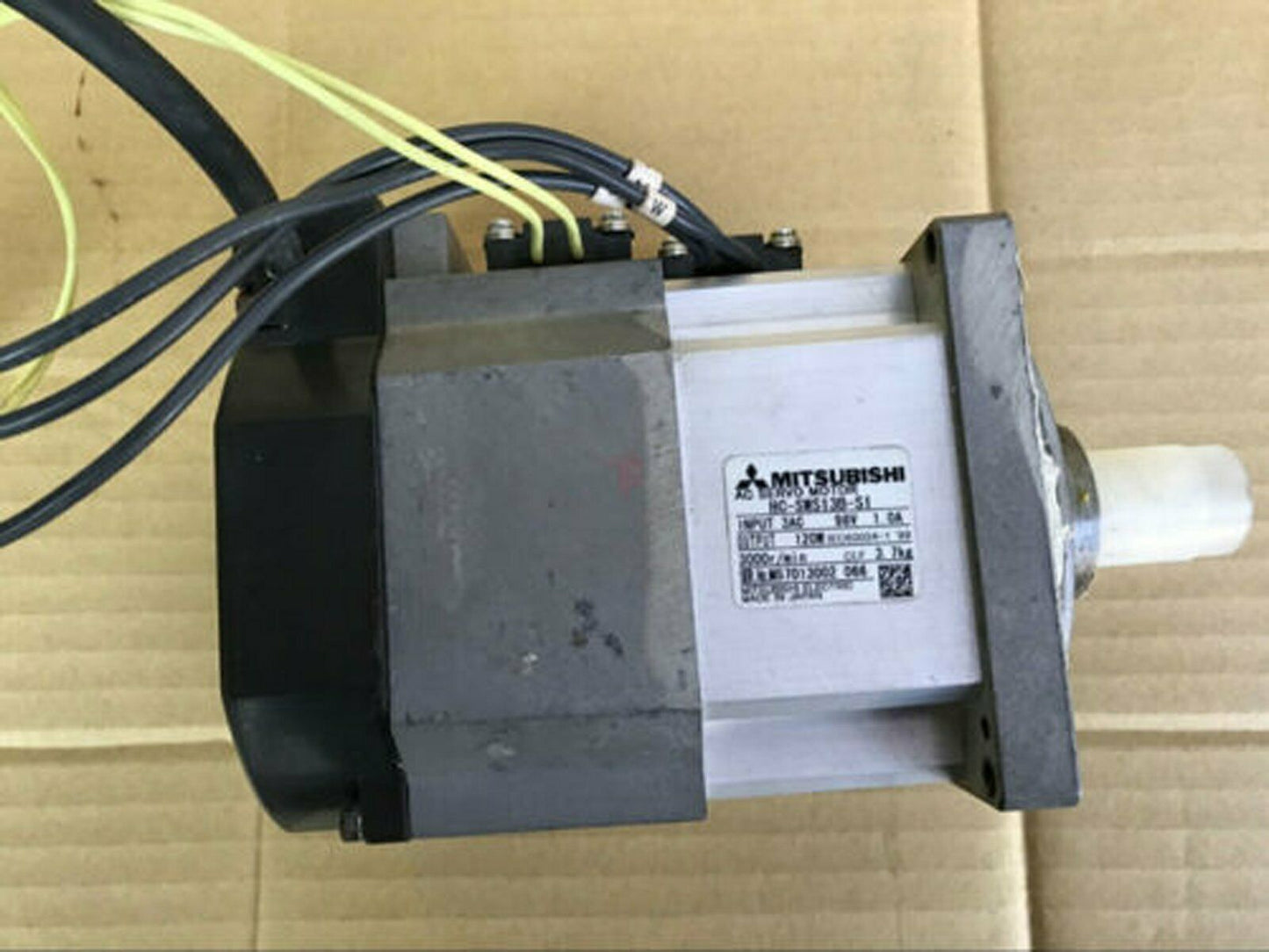 Used Mitsubishi HC-SWS13B-S1 Motor – Tested Good Condition - MITSUBISHI