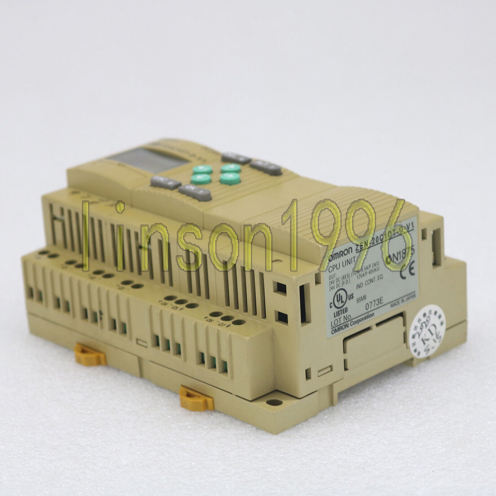 Used CPU Unit ZEN-20C1DT-D-V1 tested in ok - OMRON
