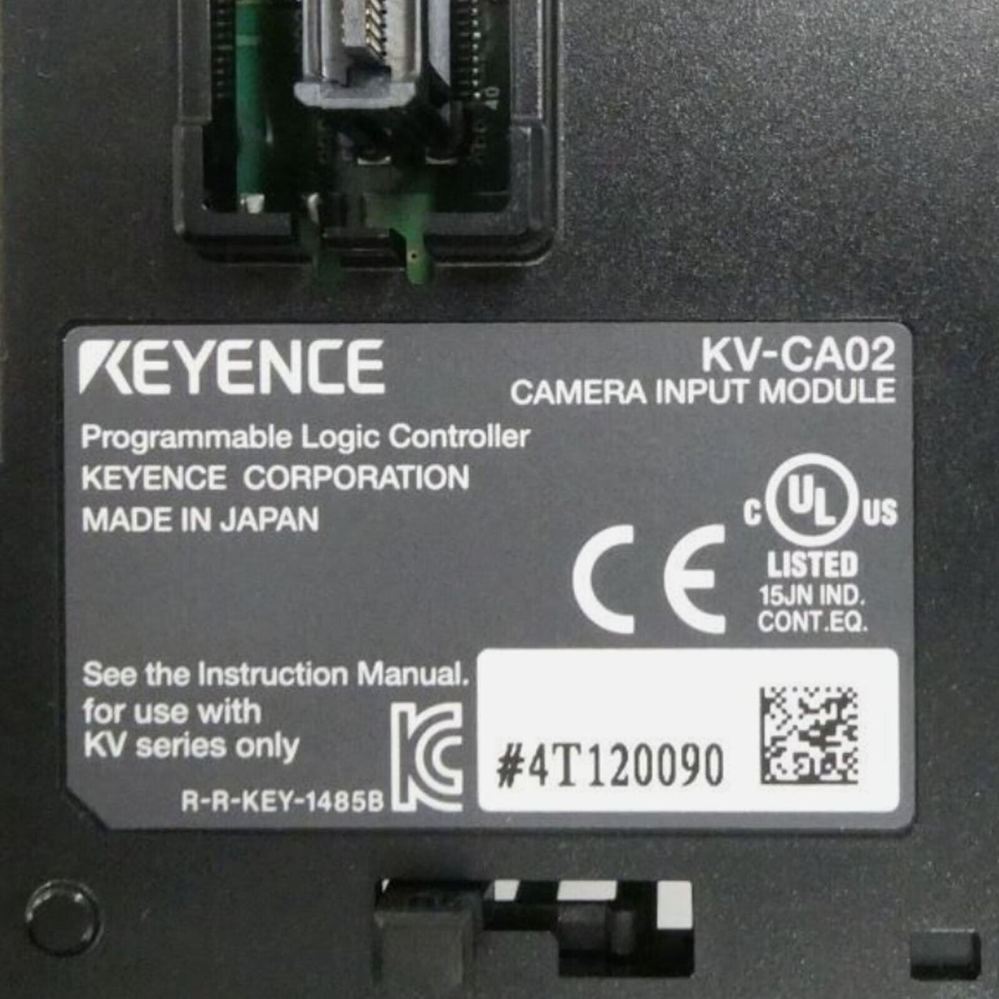 New Keyence Industrial Camera KV-CA02 - KEYENCE