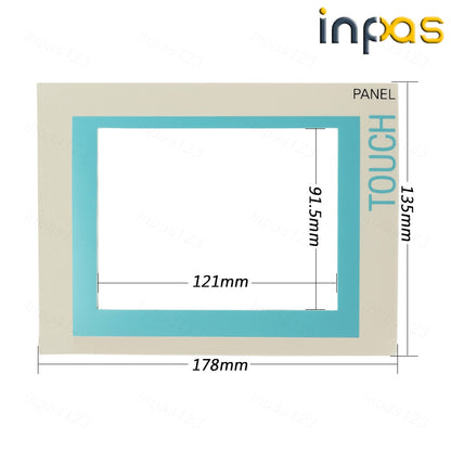 new For 6AV6545-0AH10-0AX1 Touch screen panel glass MP270-6 with Protective film