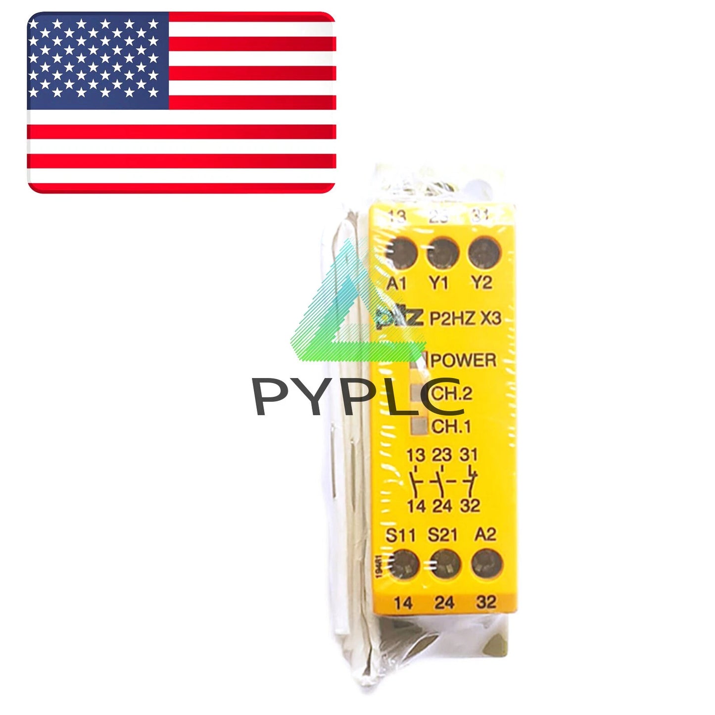 ONE Pilz 774350 P2HZ X3 Safety Switchgear (Standalone) 24VDC 2n/o 1n/c- US Stock