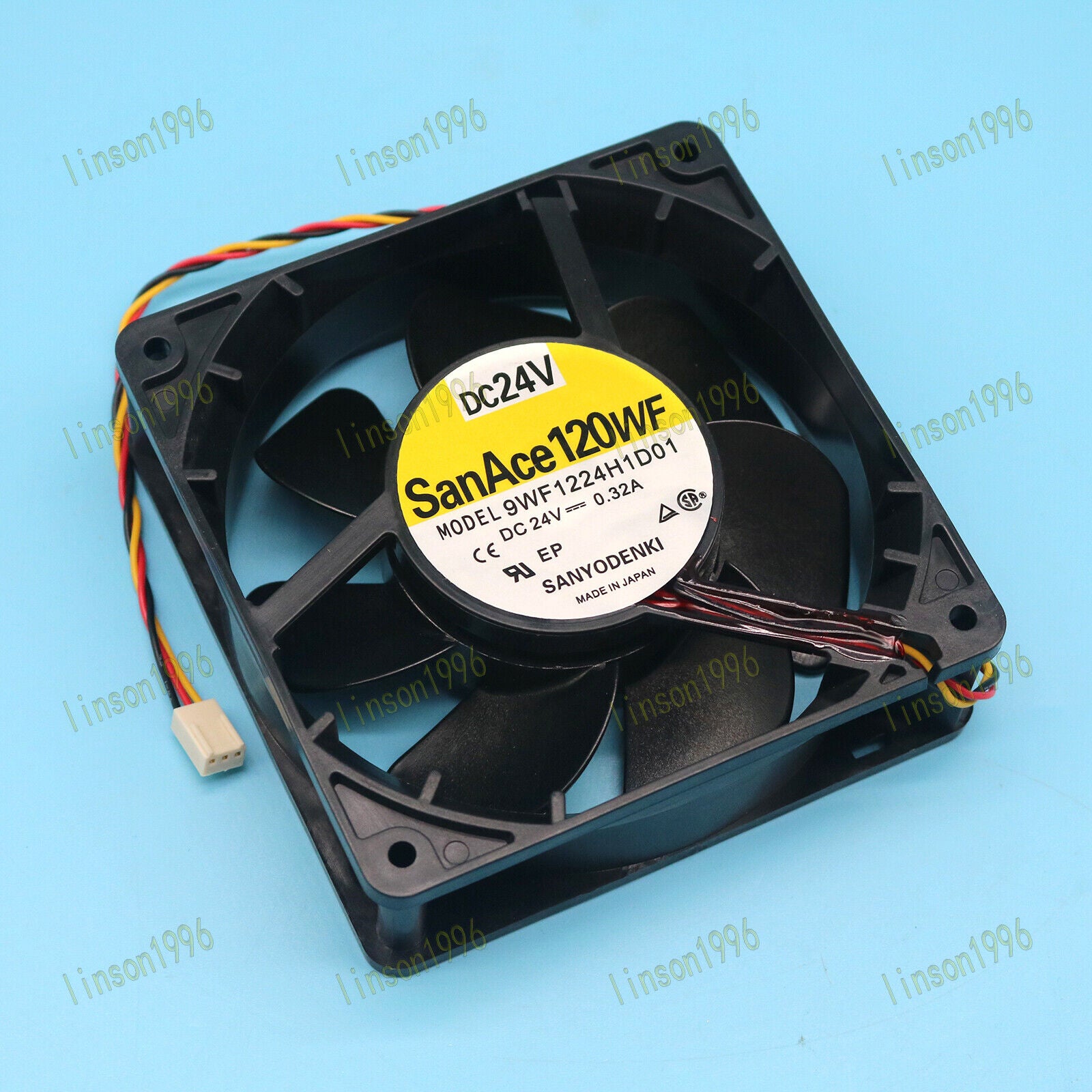 24V 0.32A cooling fan for SANYO 9WF1224H1D01 San Ace120WF Fast - SANYO