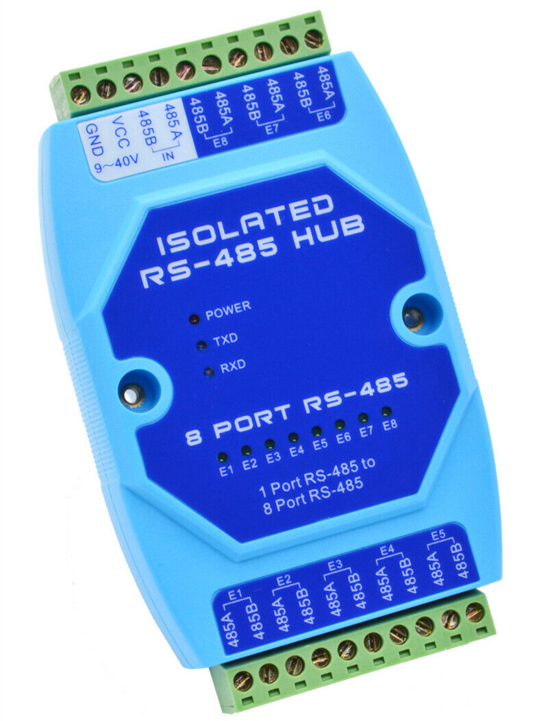 new 8-channel rs485 splitter 485 sharer Industrial grade optically isolated repeater - KOEED