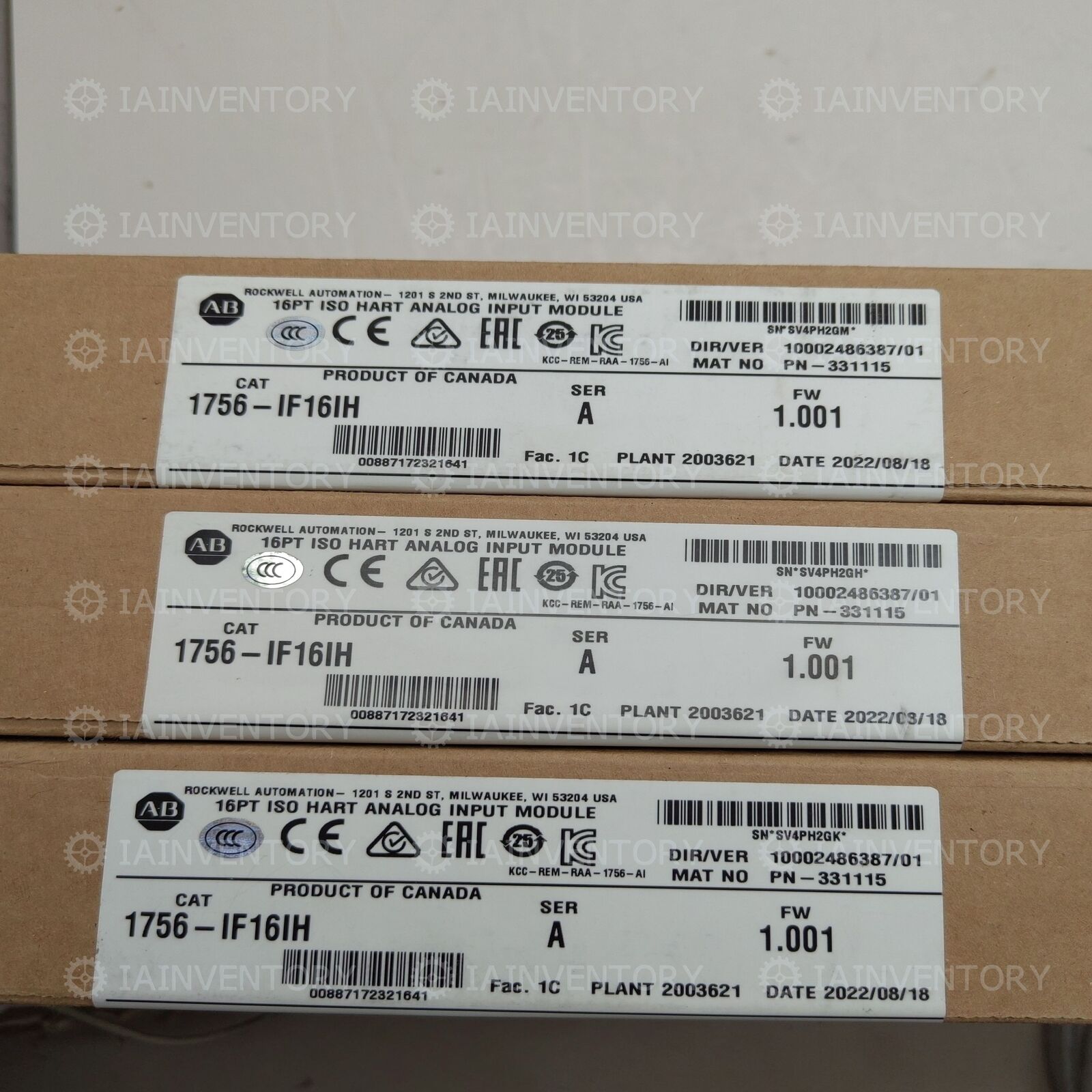 Allen-Bradley 1756 IF16IH Analog Input Module Fast - ALLEN-BRADLEY