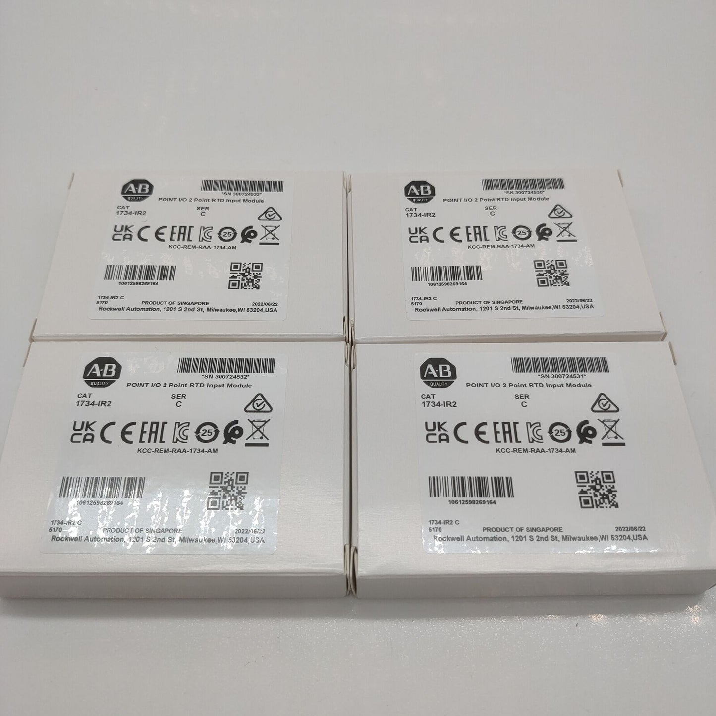 New Factory Sealed AB 1734IR2 SER C POINT 2 Point RTD Input Module - FACTORY SEALED