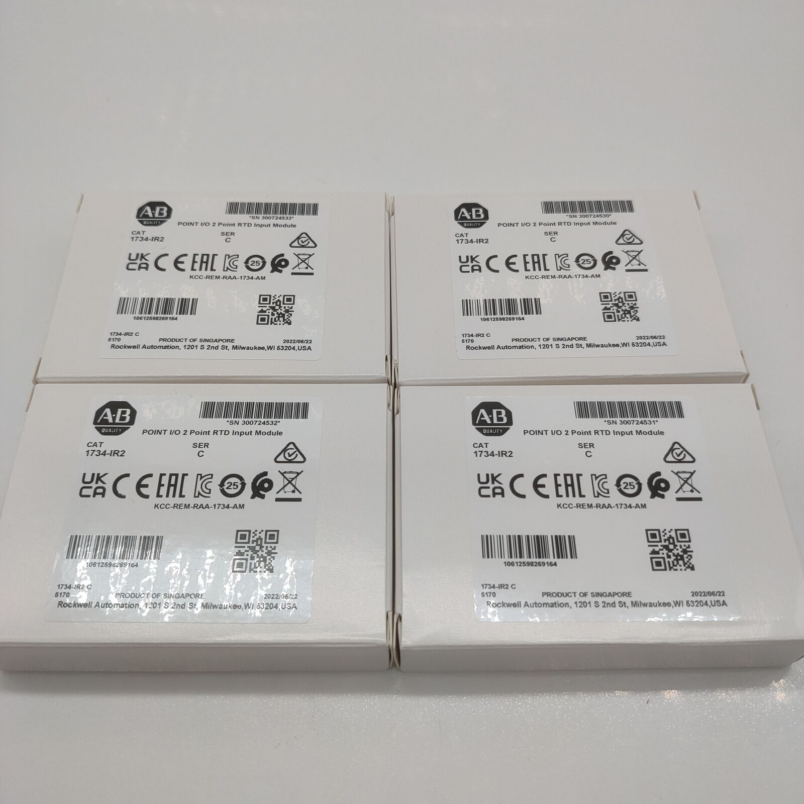 New Factory Sealed AB 1734IR2 SER C POINT 2 Point RTD Input Module - FACTORY SEALED