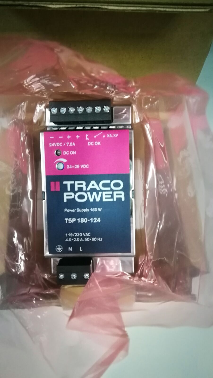 new 1pcs TRACO POWER Rail Power Supply TSP180-124 180W - TRACO POWER
