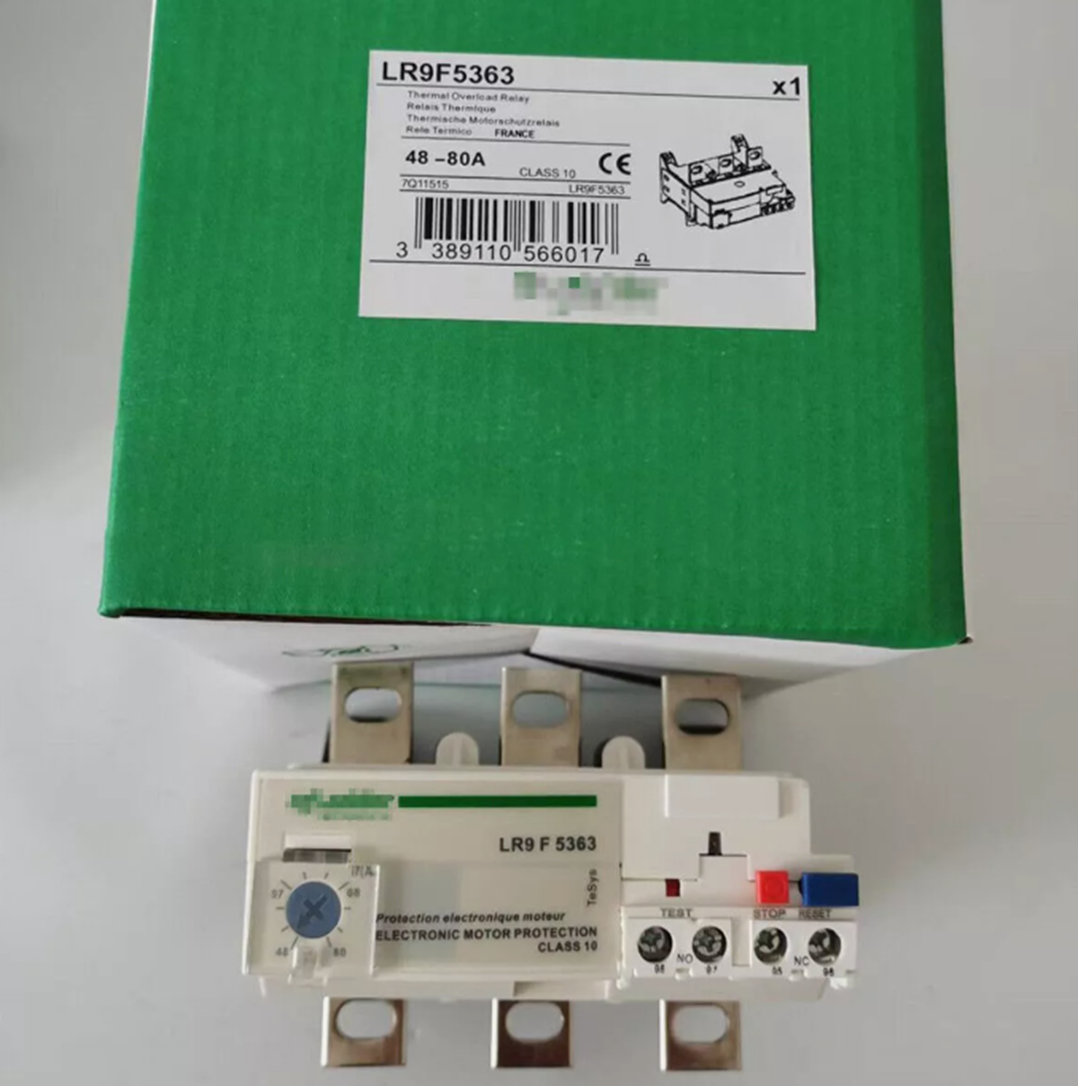 new  SCHNEIDER ELECTRIC LR9F5363 Overload Relay