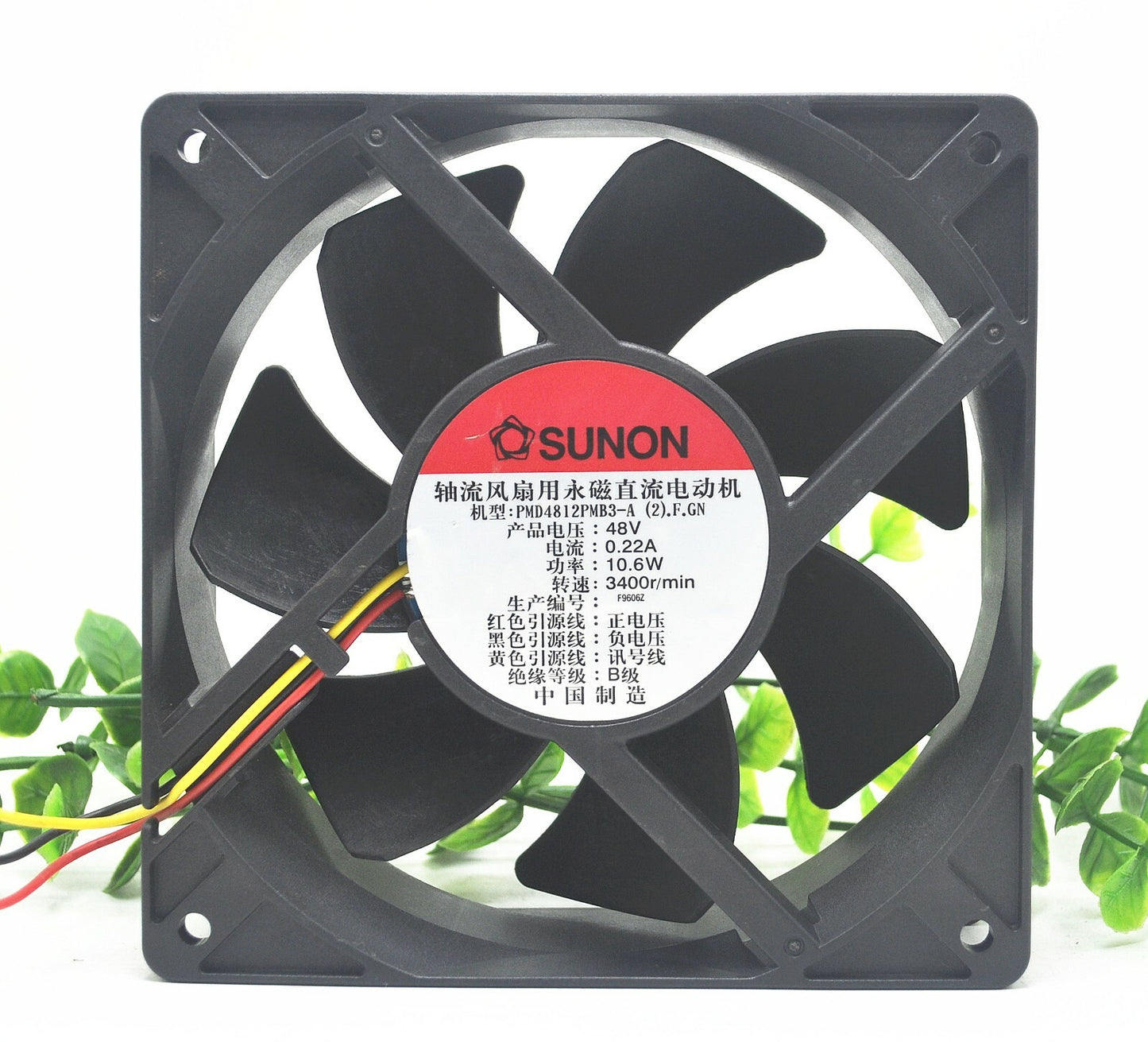 1pcs Sunon PMD4812PMB3-A (2) .GN 48V 12038 Ball Fan