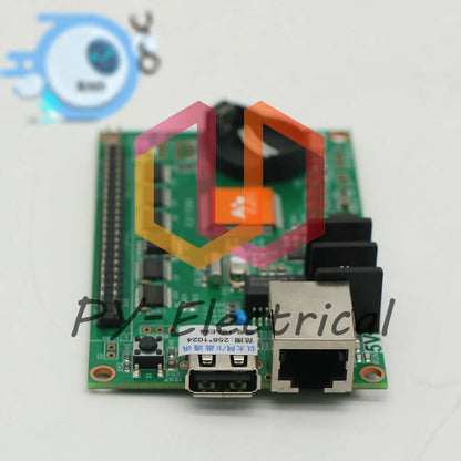 1PCS HD-E64 network port + U disk control card LED strip screen card~