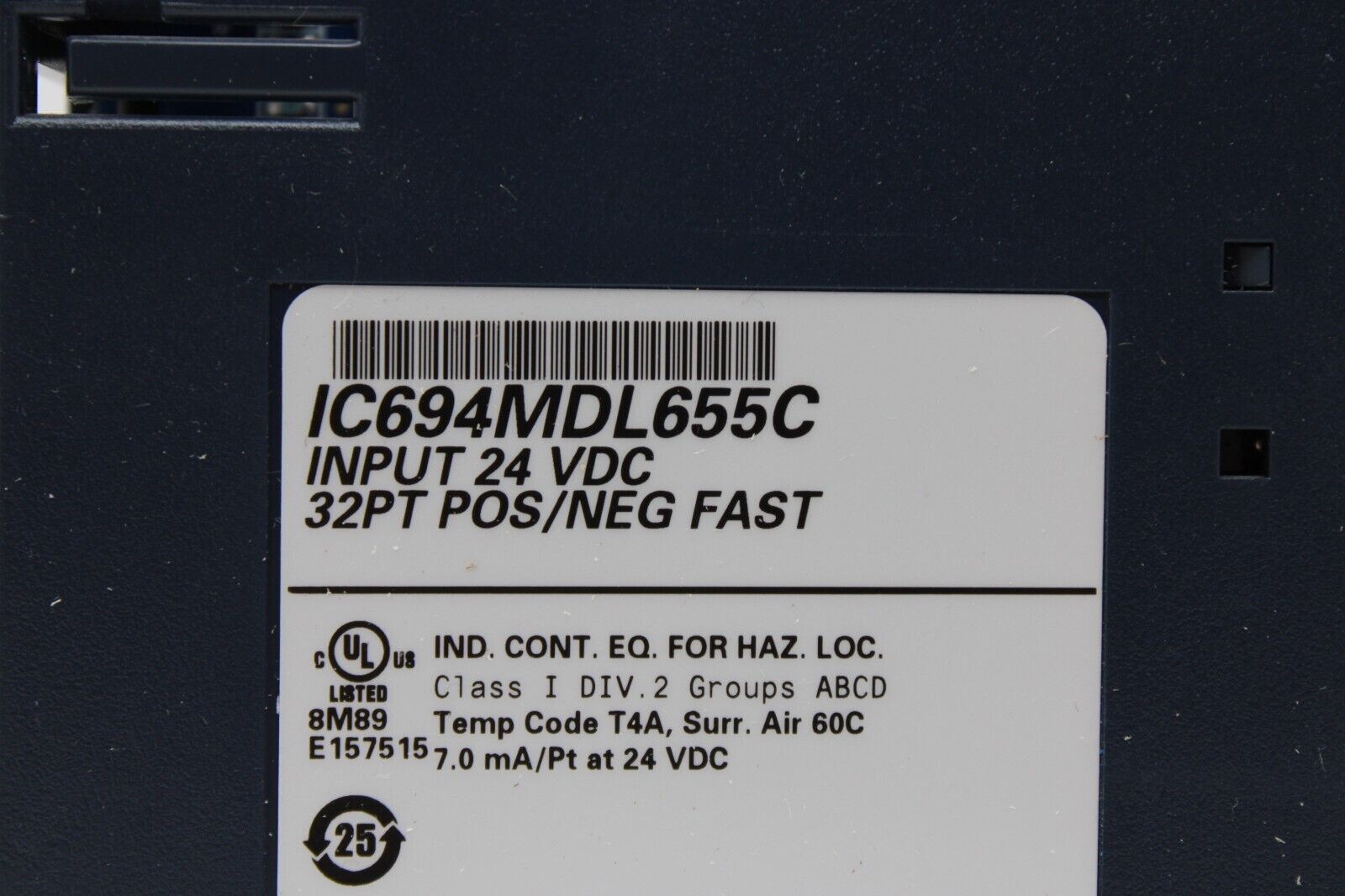 used GE Fanuc IC694MDL655C Input Module - GE FANUC