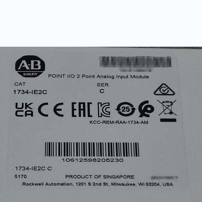 Allen-Bradley 2Point Analog Input Module 1734IE2C – New Sealed - ALLEN-BRADLEY