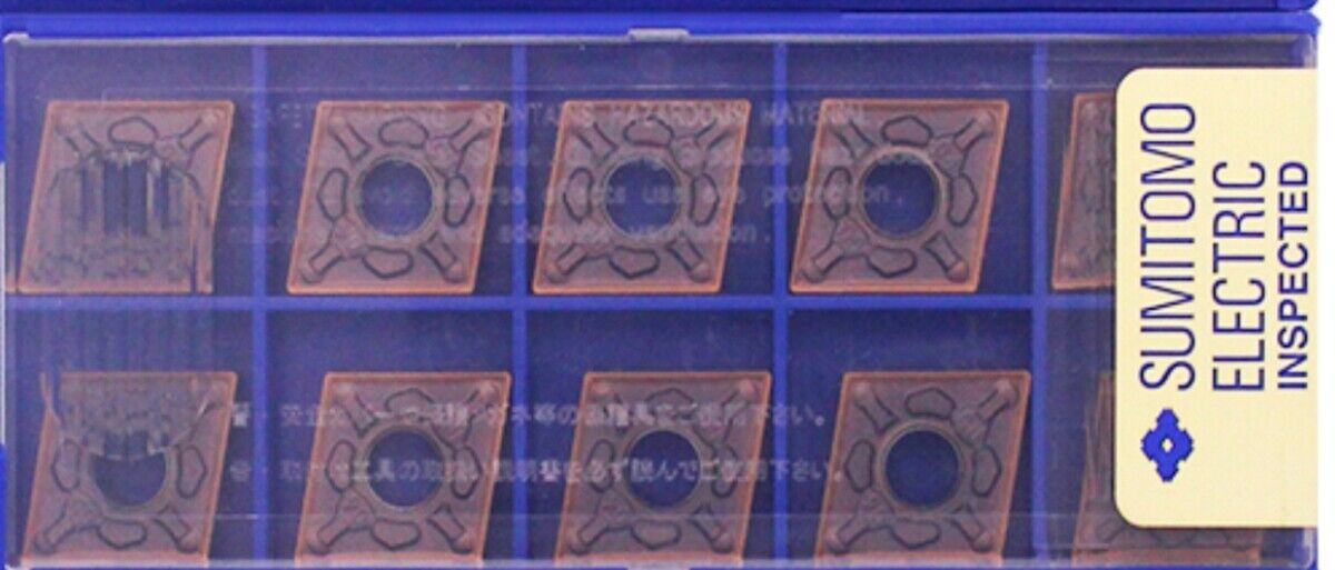 10PCS SUMITOMO Carbide Inserts CNMG120404N-GU - SUMITOMO