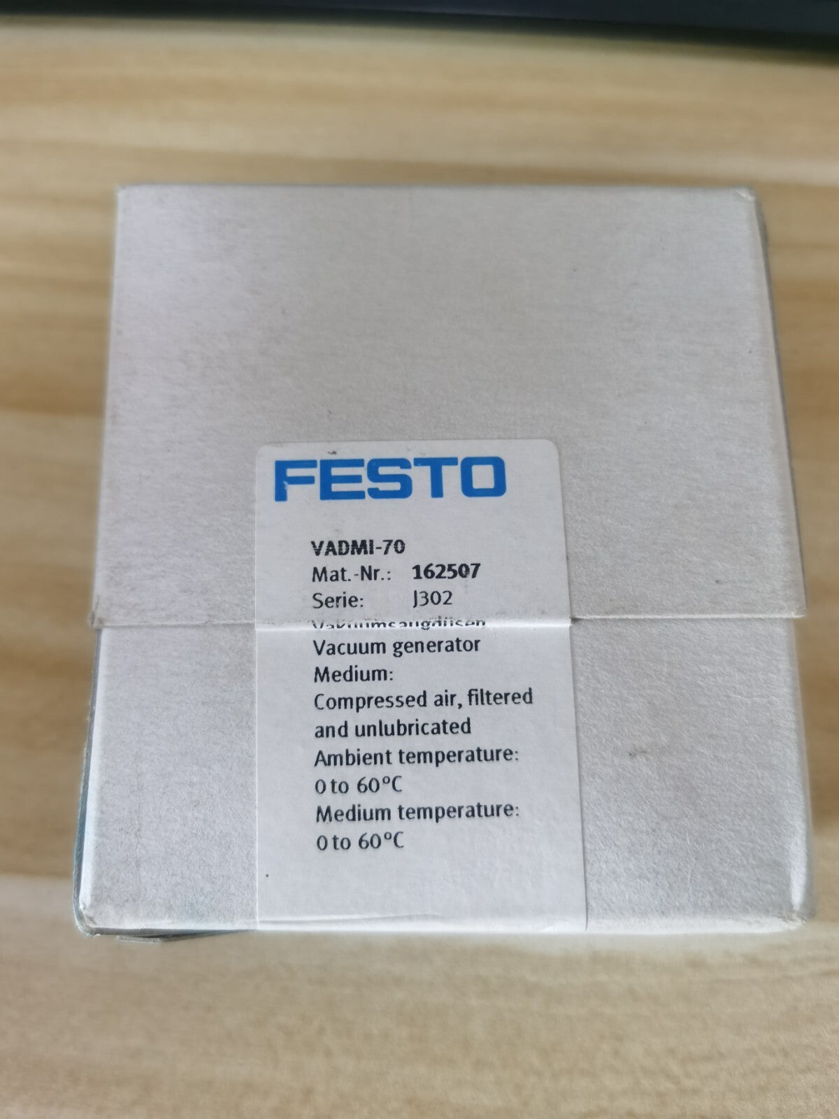 1PC Festo VADMI-70 162507 Vacuum Generator In Box
