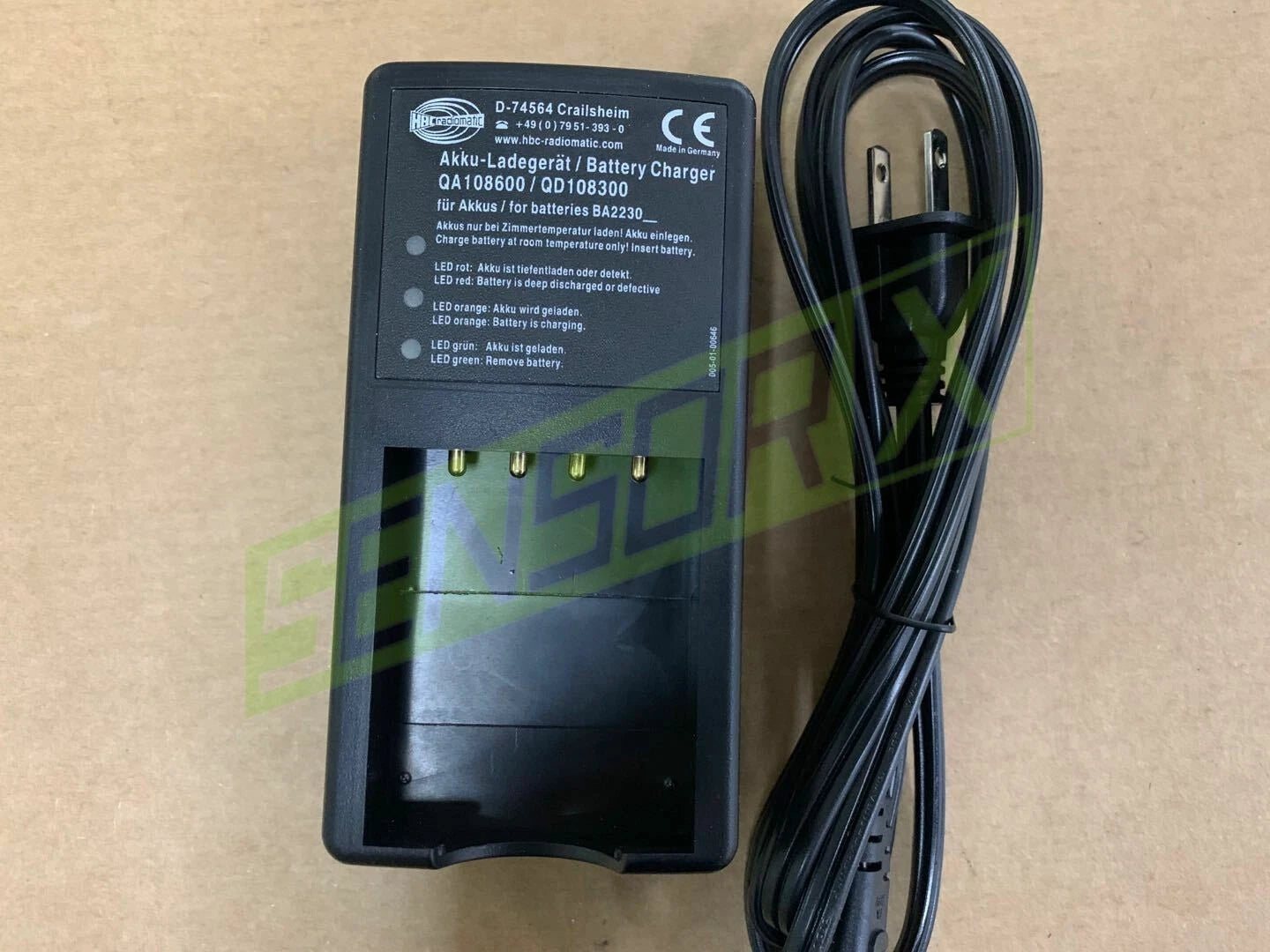 For HBC QA108600 QD108300 Charger D-74564 Can Charge BA223030/BA223000 Battery~