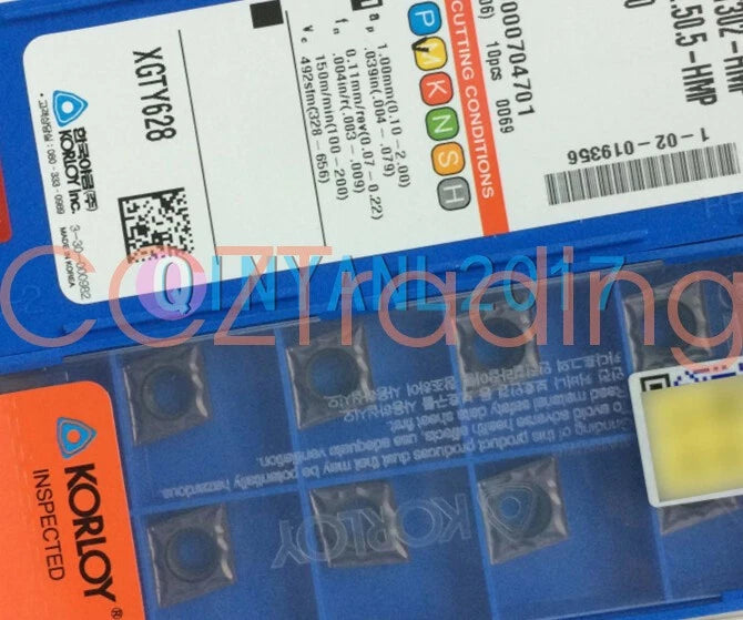 10pcs Korloy CCMT09T302-HMP PC9030 CCMT32.50.5-HMP CNC Carbide Insert