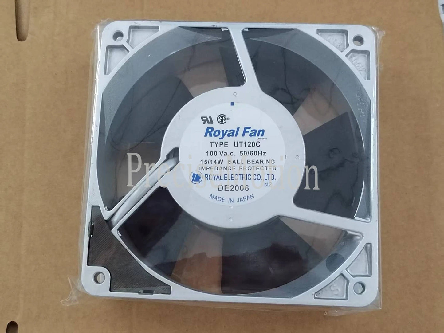 Royal Fan UT120C 100VAC 15/14W 120*120*38MM Aluminum Frame AC Cooling Fan