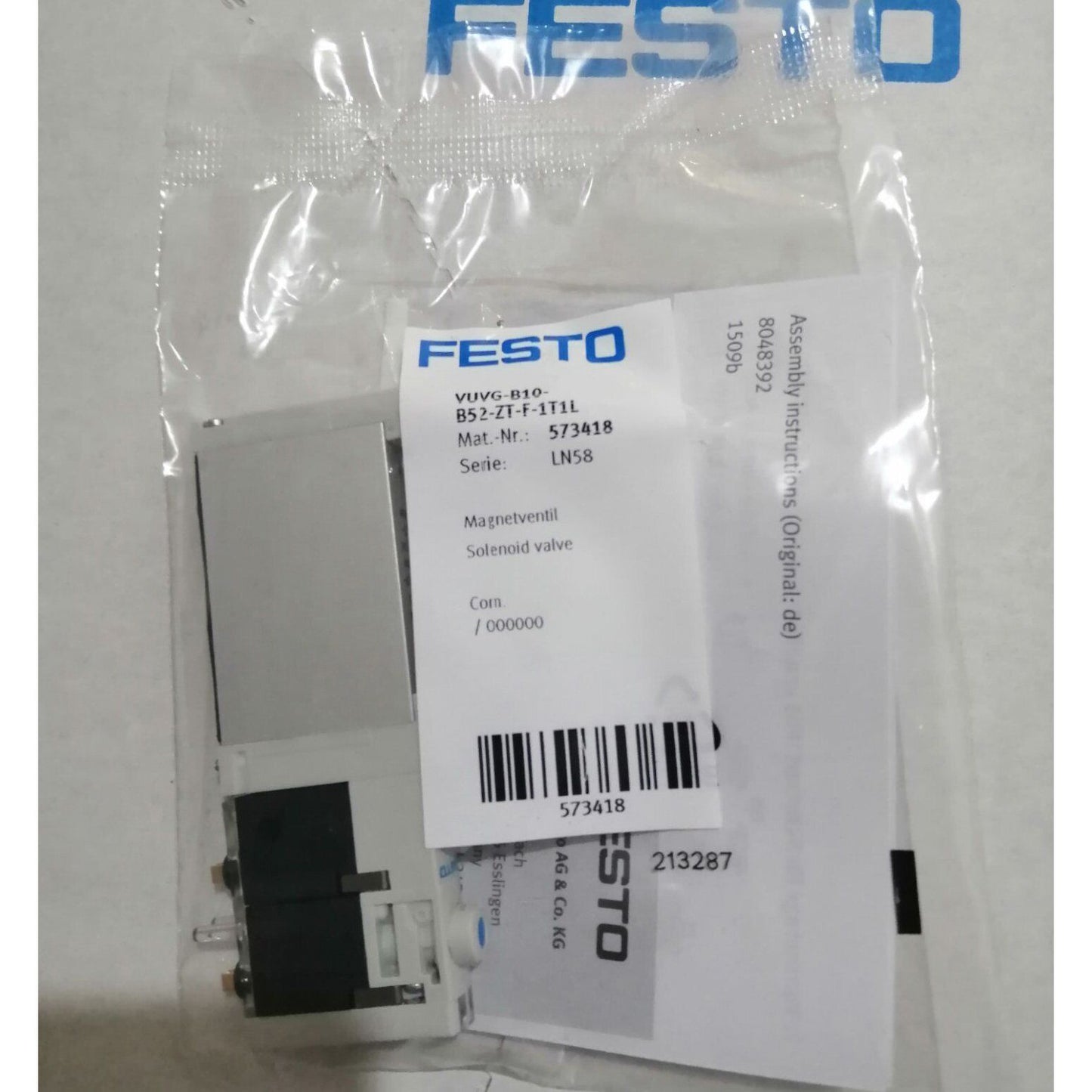 FESTO VSG B10 B52 ZT F 1T1L - FESTO