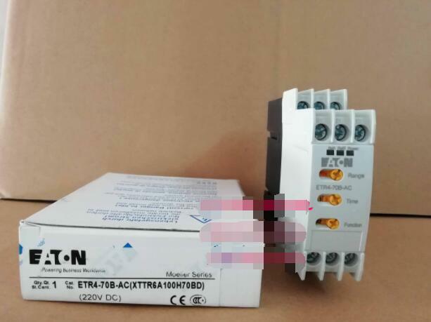 Eaton Moeller ETR4-70B-AC XTTR6A100H70BD Timing Relay 220VDC