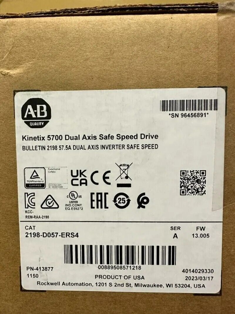 Allen Bradley 2198-D057-ERS4 Kinetix 5700 Dual Axis Drive - ALLEN BRADLEY