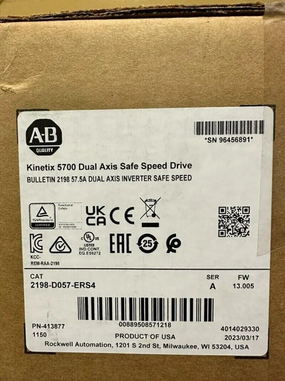 Allen Bradley 2198-D057-ERS4 Kinetix 5700 Dual Axis Drive - ALLEN BRADLEY