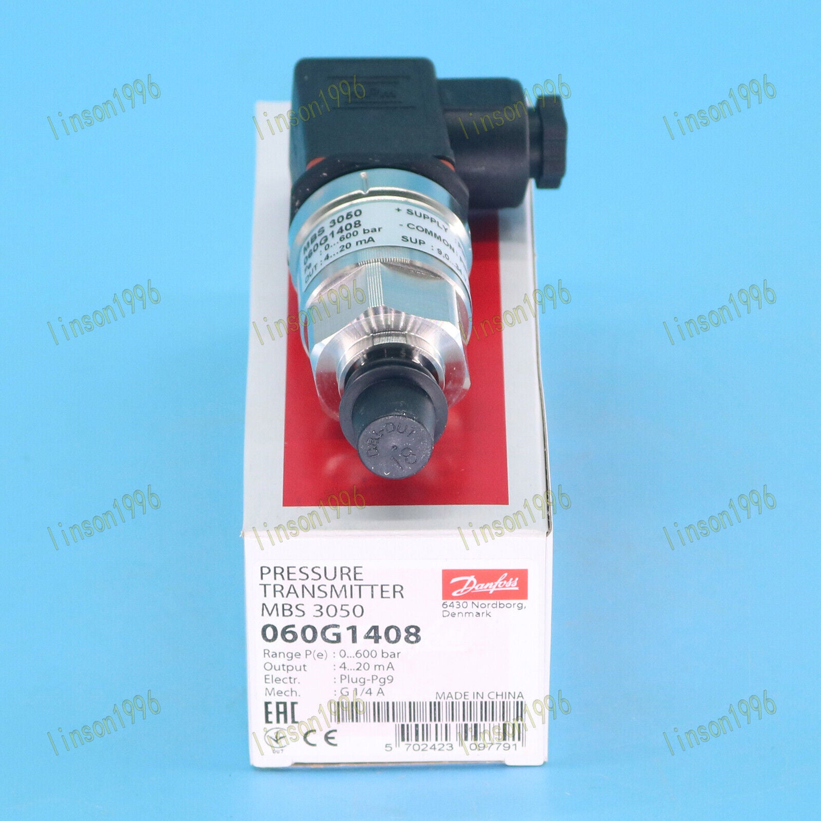 new 1PC  Danfoss MBS 3050 060G1408 pressure transmitter Fast Danfoss