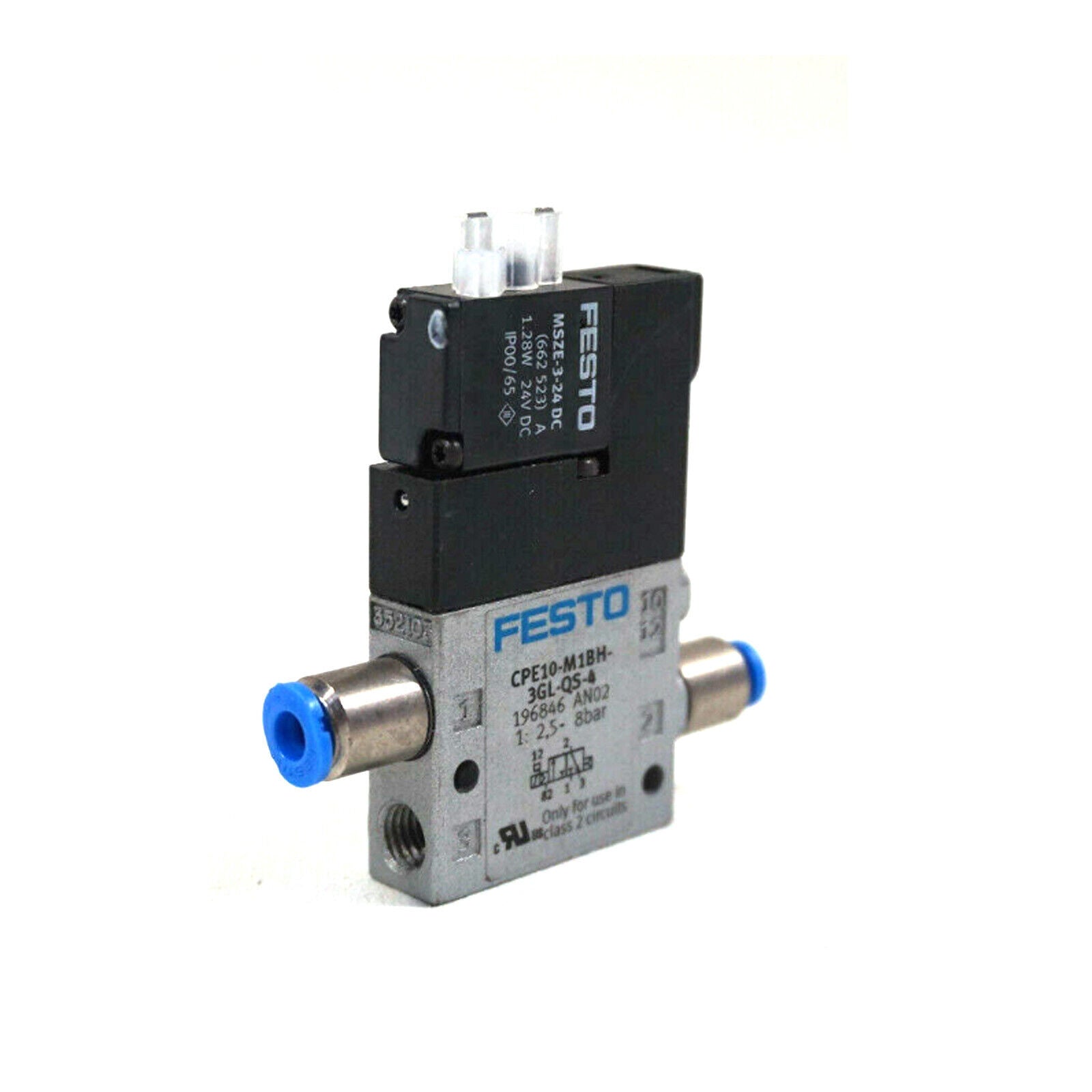 FESTO Solenoid Valve CPE10-M1BH-3GL-QS-4 196846 - FESTO