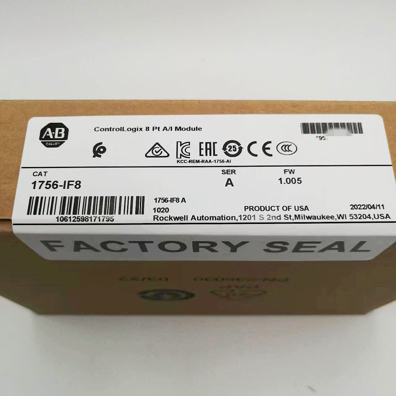 Allen-Bradley ControlLogix Point Module 1756-IF8 - ALLEN-BRADLEY