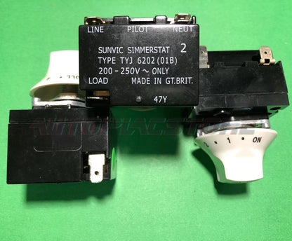 1x TYJ6202 (01B) white head switch WZA-SJ Knob type thermostat injection molding