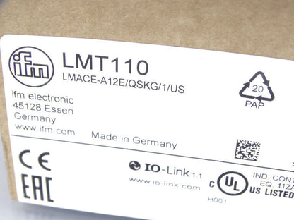 EFECTOR LMACE 12E QSKG US-LMT110 SENSOR - EFECTOR