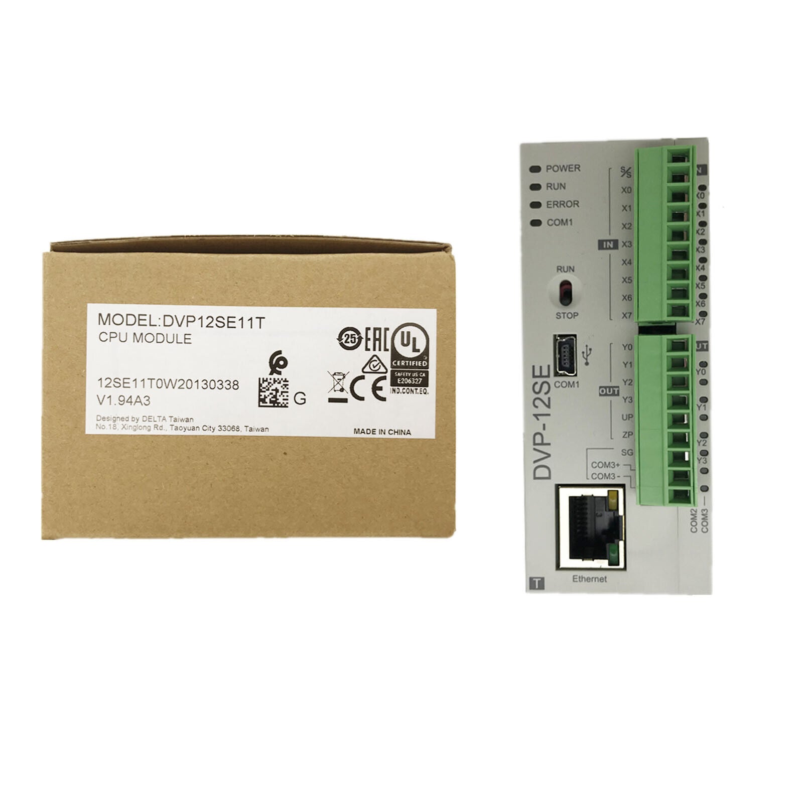 DELTA PLC DVP12SE11T CPU Module DELTA