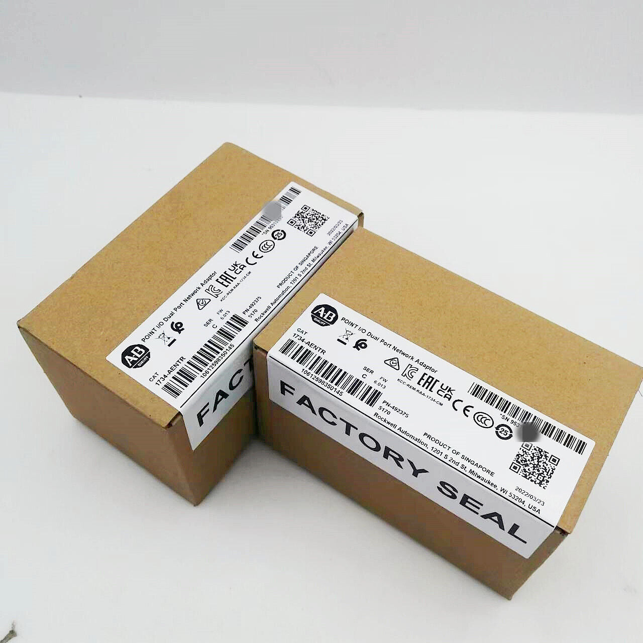 Allen-Bradley AB 1734-AENTR SER C POINT Dual Port Adaptor New 2023 1734AENTR - ALLEN-BRADLEY