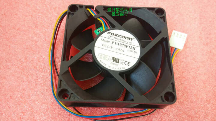FOXCONN 7020 PVA070F12H DC12V 0.42A 4-wire PWM CPU fan