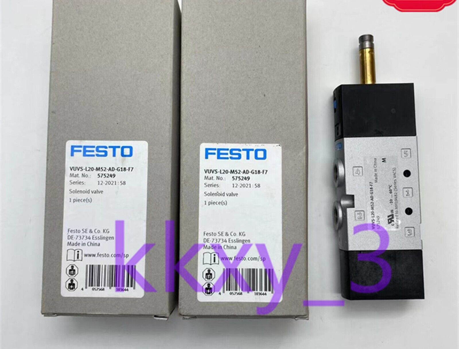 FESTO solenoid valve 575249 VUVS-L20-M52-AD-G18-F7 - FESTO