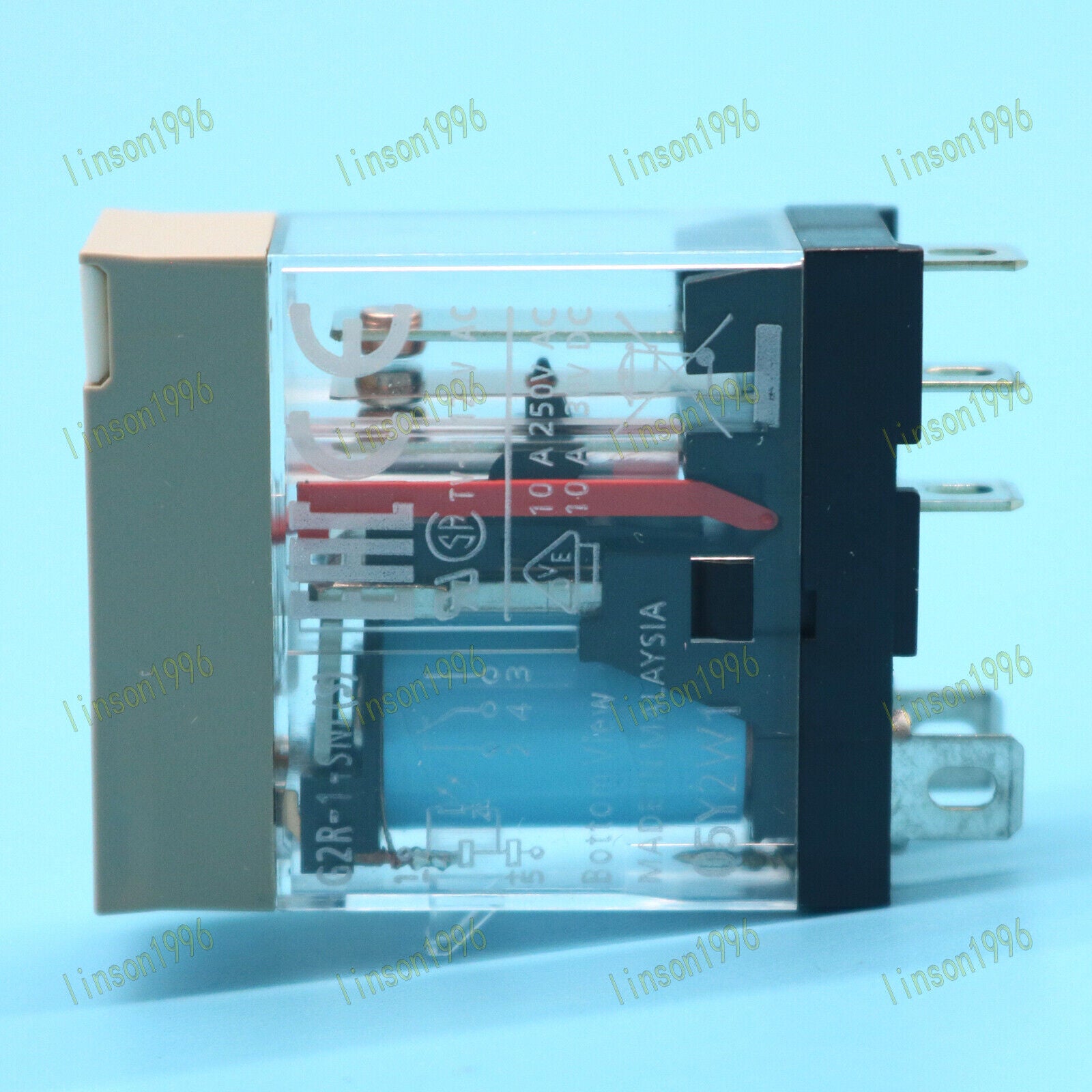 10-PC Omron Relay G2R-1-SNI DC24 Power Plug Relay Box - OMRON