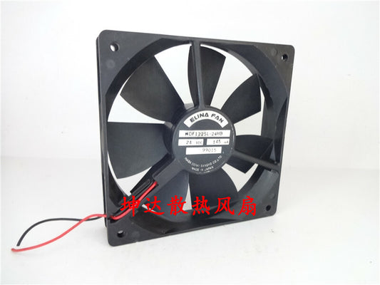 1pcs  ELINA FAN MDF1225L-24HB 12025 24V cooling fan