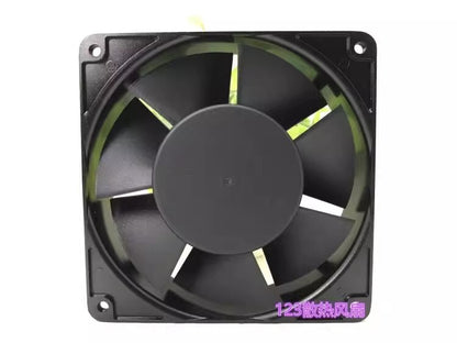XFAN RAH1278B1-C 12738 AC220-240V 0.12A 12.7CM Thermal Fan with Aluminum Frame