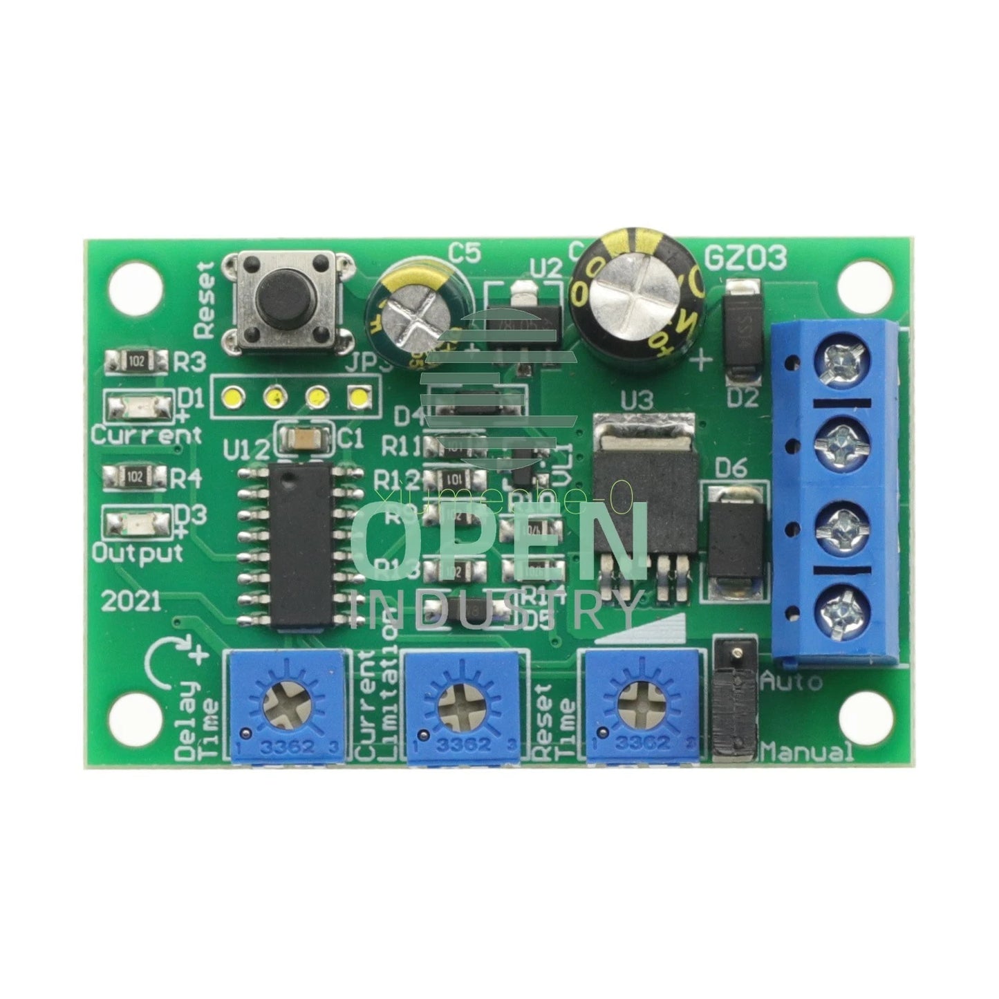 10A 6V 12V 24V PWM DC Motor Over Current Load Protection Switch Module Governor