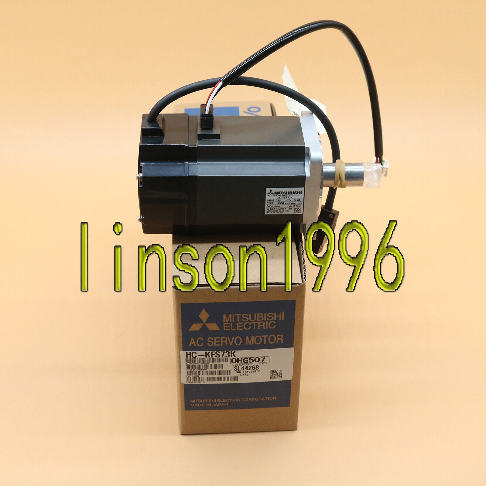 new One Mitsubishi AC Servo Motor HC-KFS73K In Box Fast Delivery - MITSUBISHI