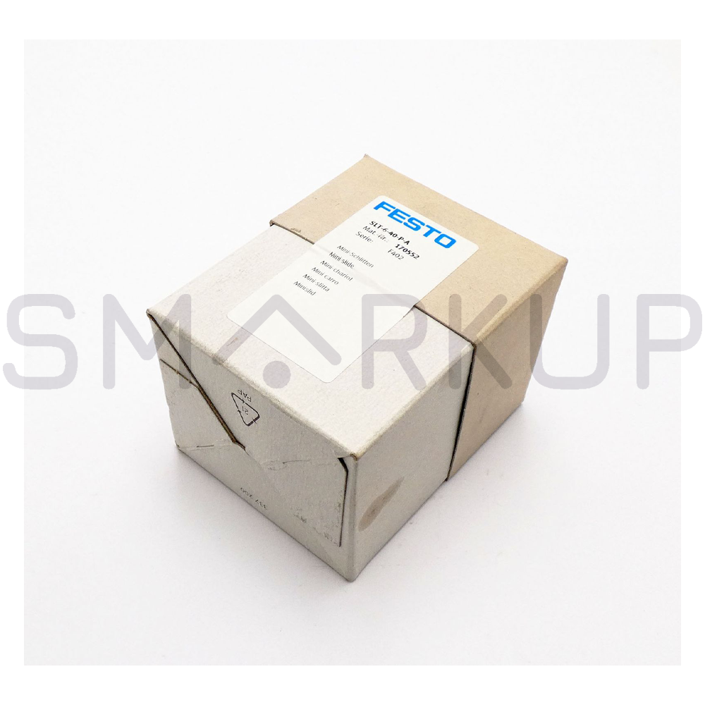 new FESTO SLT-6-40-P-A 170522 Sliding Table Cylinder with Model - FESTO