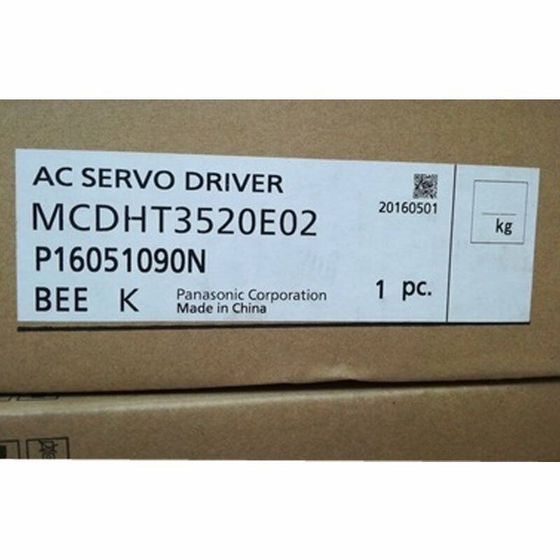 Panasonic servo drives MCDHT3520E02 | One year warranty | High performance | 1 piece | Industrial drives | Precision control | 200 RPM max | 3-phase - PANASONIC