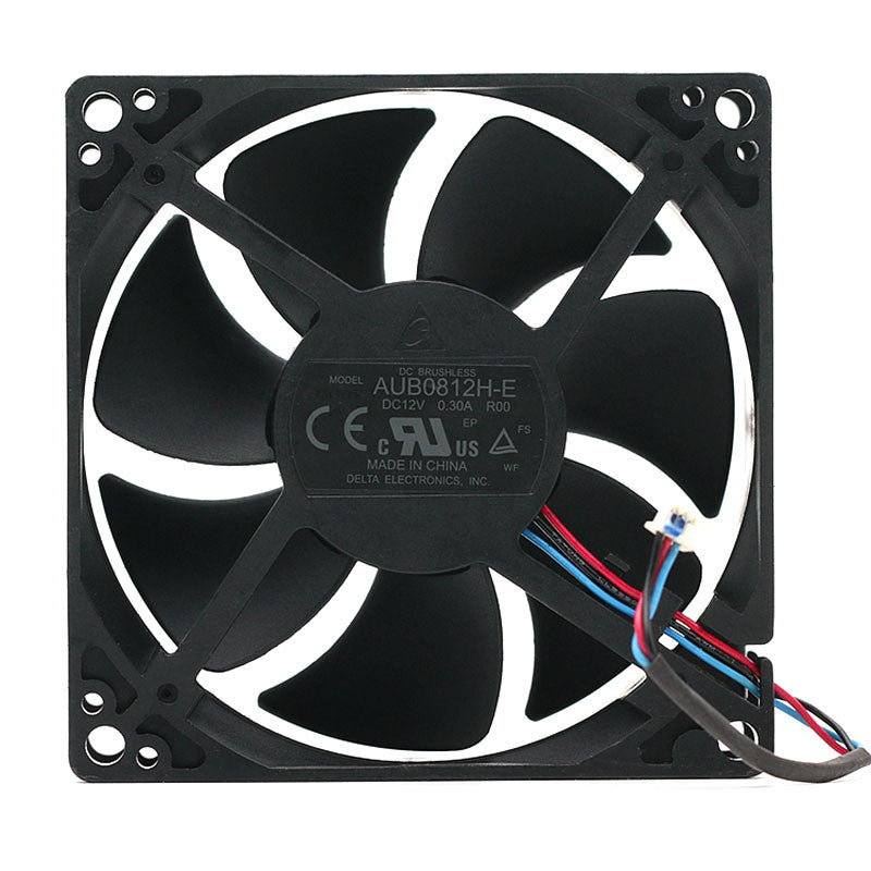 1pcs Delta AUB0812H-E ROO 12V 0.3A 2.04W 8CM 80*80*25mm projector fan 3pin