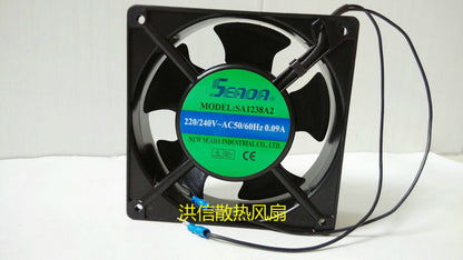 1pcs  SEADA SA1238A2 220/240VAC 0.09A 120*120*38mm 2wire  cooling fan