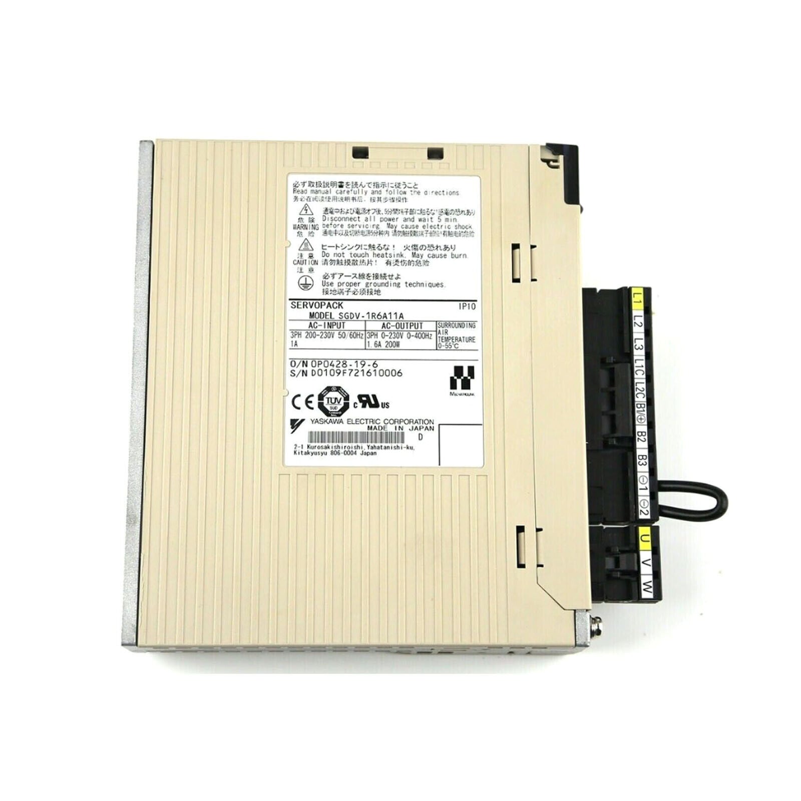 new In Box YASKAWA SGDV-1R6A11A Servo Drive - YASKAWA