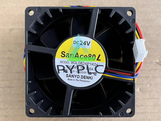 1pc San Ace 80L 9GL0824P1K04 24V 0.8A 8038 8CM Cooling Fan~