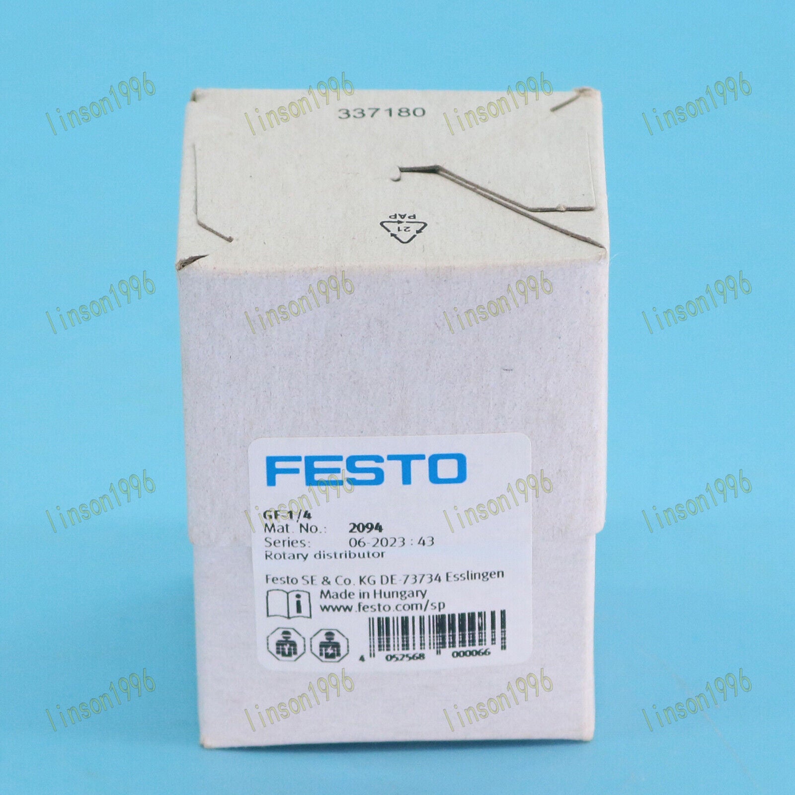 new Festo Rotary Distributor GF-1/4 FAST SHIP - FESTO