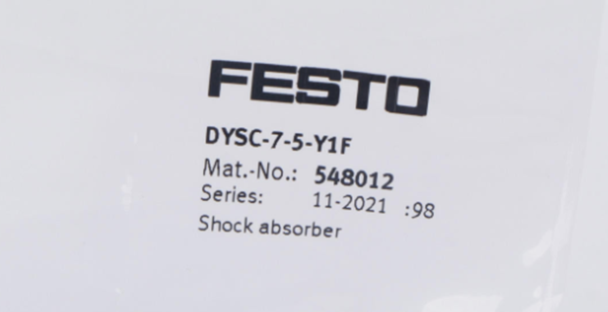 new  FESTO DYSC-7-5-Y1F (548012) Hydraulic Shock Absorber